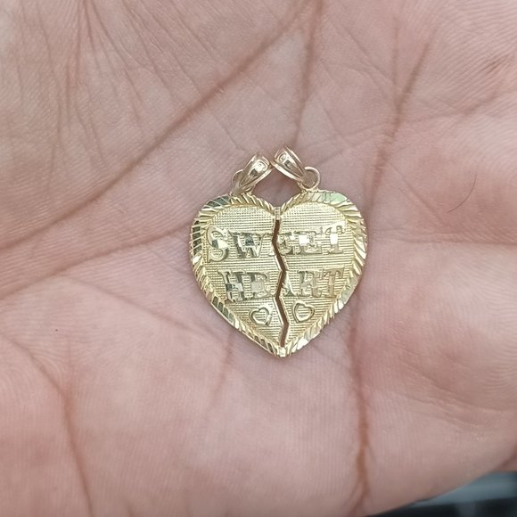10kt Real Gold Heart pendant